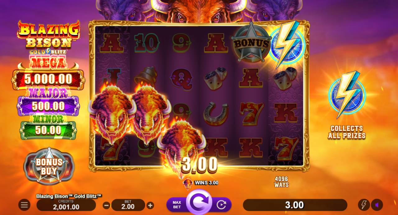 Blazing Bison Gold Blitz (Fortune Factory Studios) Image 2